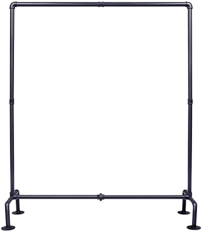 OROPY Clothes Rack Industrial Pipe Free Standing, Heavy Duty Detachable Garment Rack with 4 Stable F | Amazon (US)