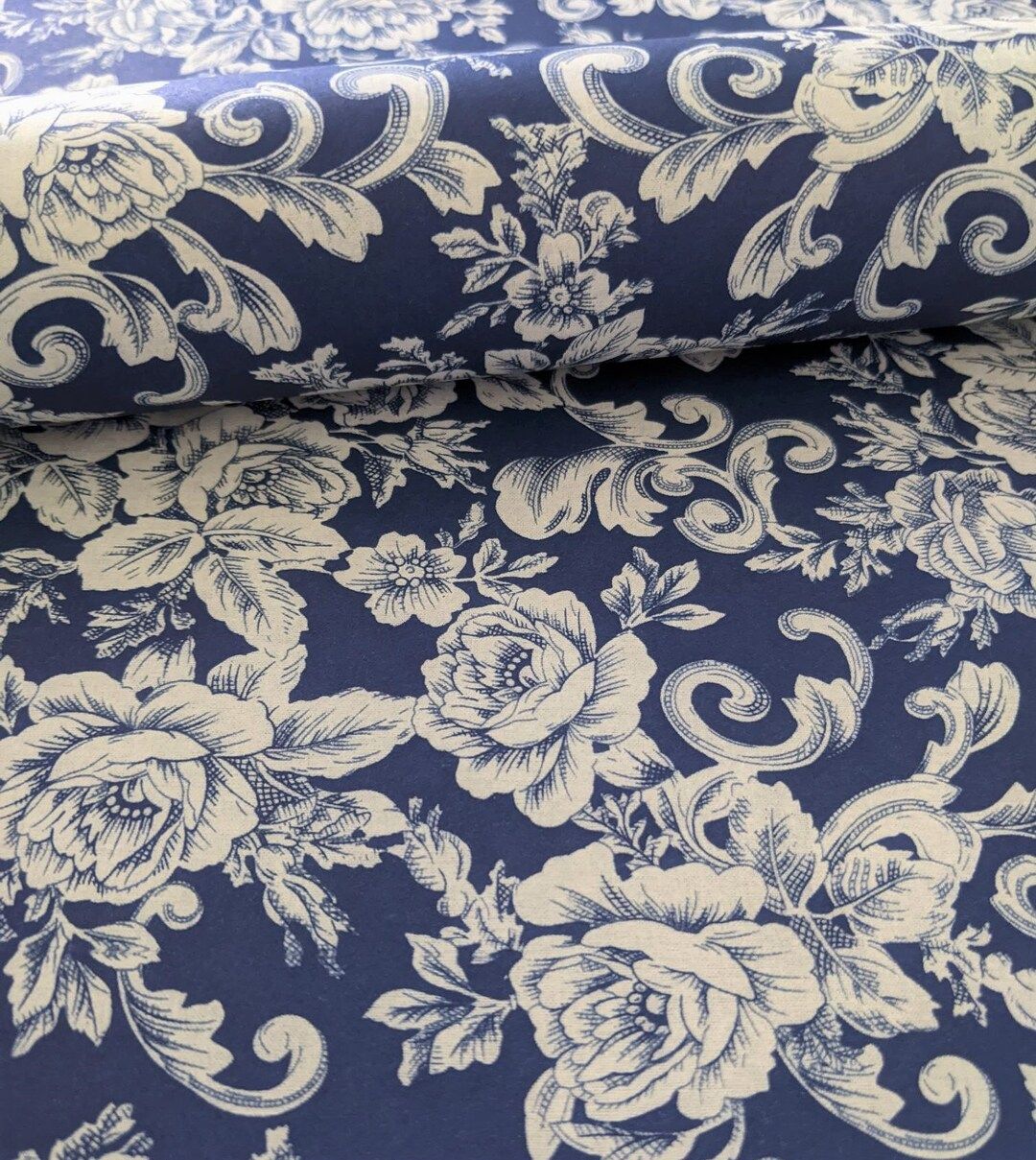 Decorative Gift Wrap | Printed Paper | Rosa Blue | Single Sheet | Italian Quality | #8006 | | Etsy (US)