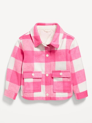 Pocket-Front Shacket for Toddler Girls | Old Navy (CA)