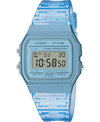 Unisex Digital Blue Jelly Strap Watch 35.2mm | Macys (US)