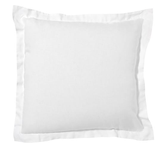 Belgian Flax Linen Sham - White | Pottery Barn (US)