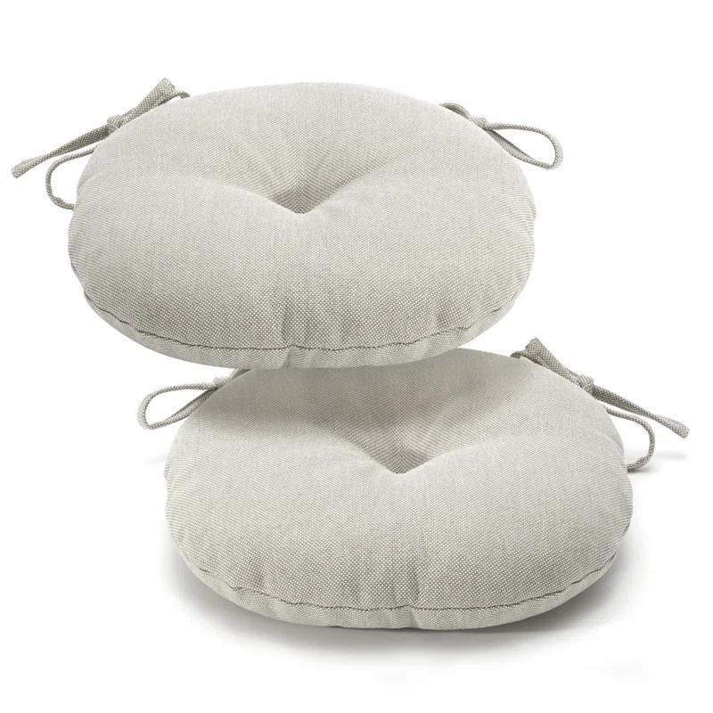 Bistro Outdoor Round Seat Cushion, Performance Fabric, Set of 2 | Wayfair North America
