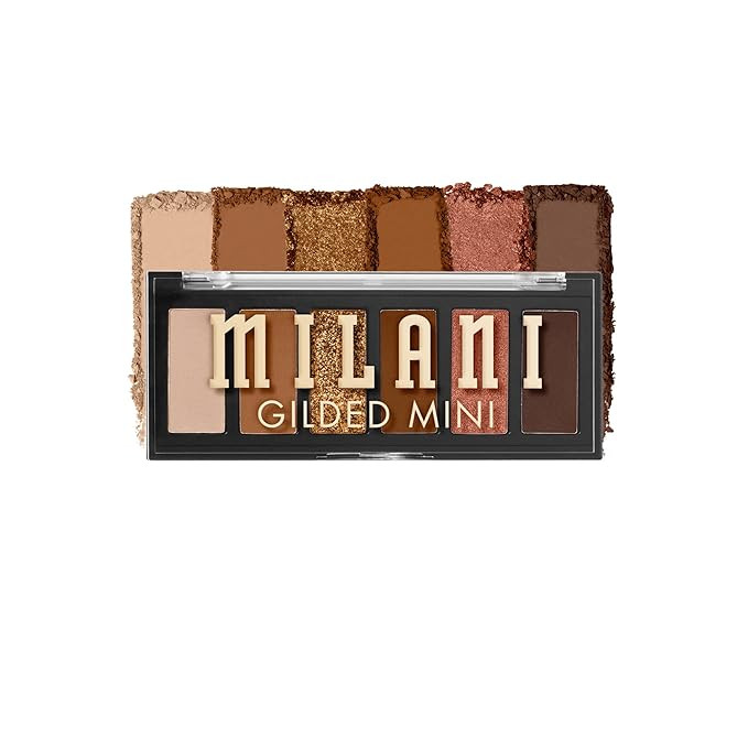 Milani Gilded Mini Eyeshadow Palette with 6 Matte & Shimmer Hues - Champagne Problems | Amazon (US)