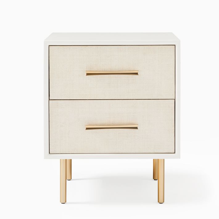Margot Raffia Nightstand (20.5") | West Elm (US)