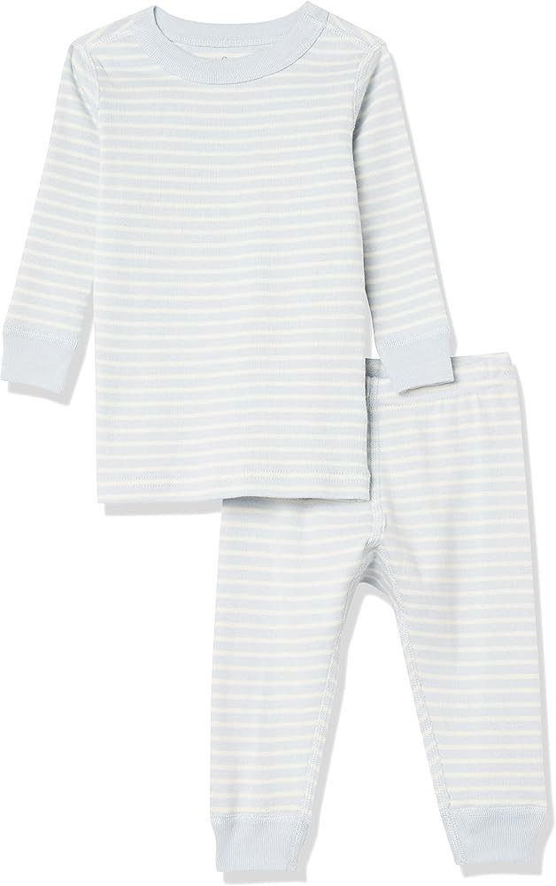 Moon and Back by Hanna Andersson Baby Girls' Organic Cotton Long-Sleeve Top and Bottom Pajama Set... | Amazon (US)