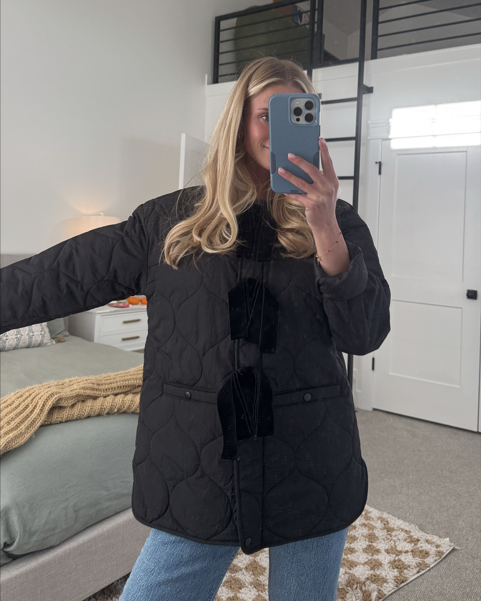Wearing size XS. This is on sale + 50% off right now!! 