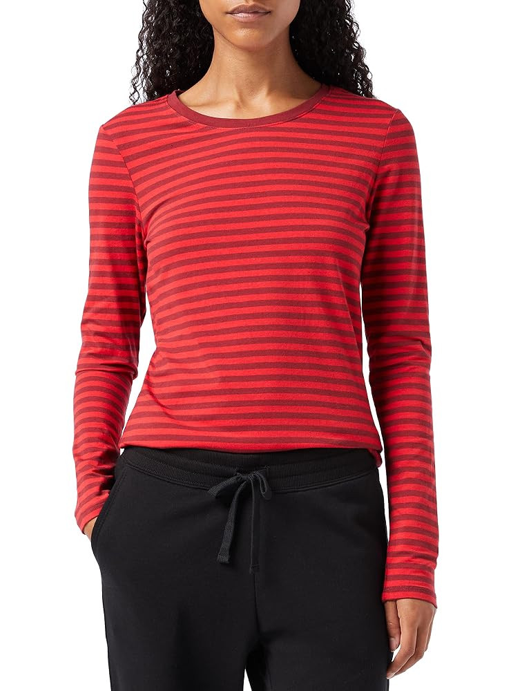 Amazon Essentials Women's Regular-Fit Long-Sleeve Crewneck T-Shirt (Available in Plus Size) | Amazon (US)