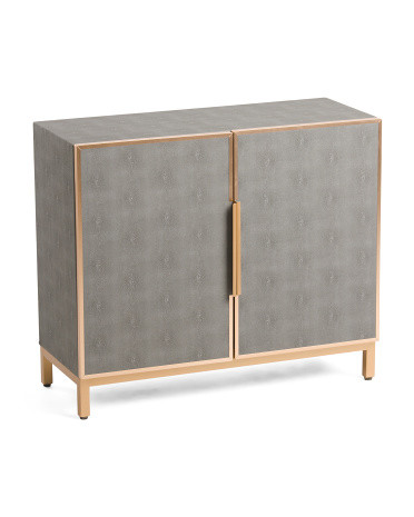2 Door Shagreen Console | TJ Maxx