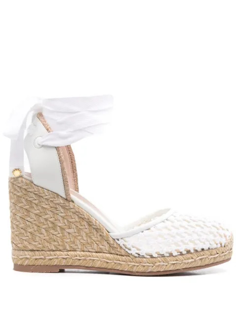 braided raffia wedges | Farfetch (RoW)