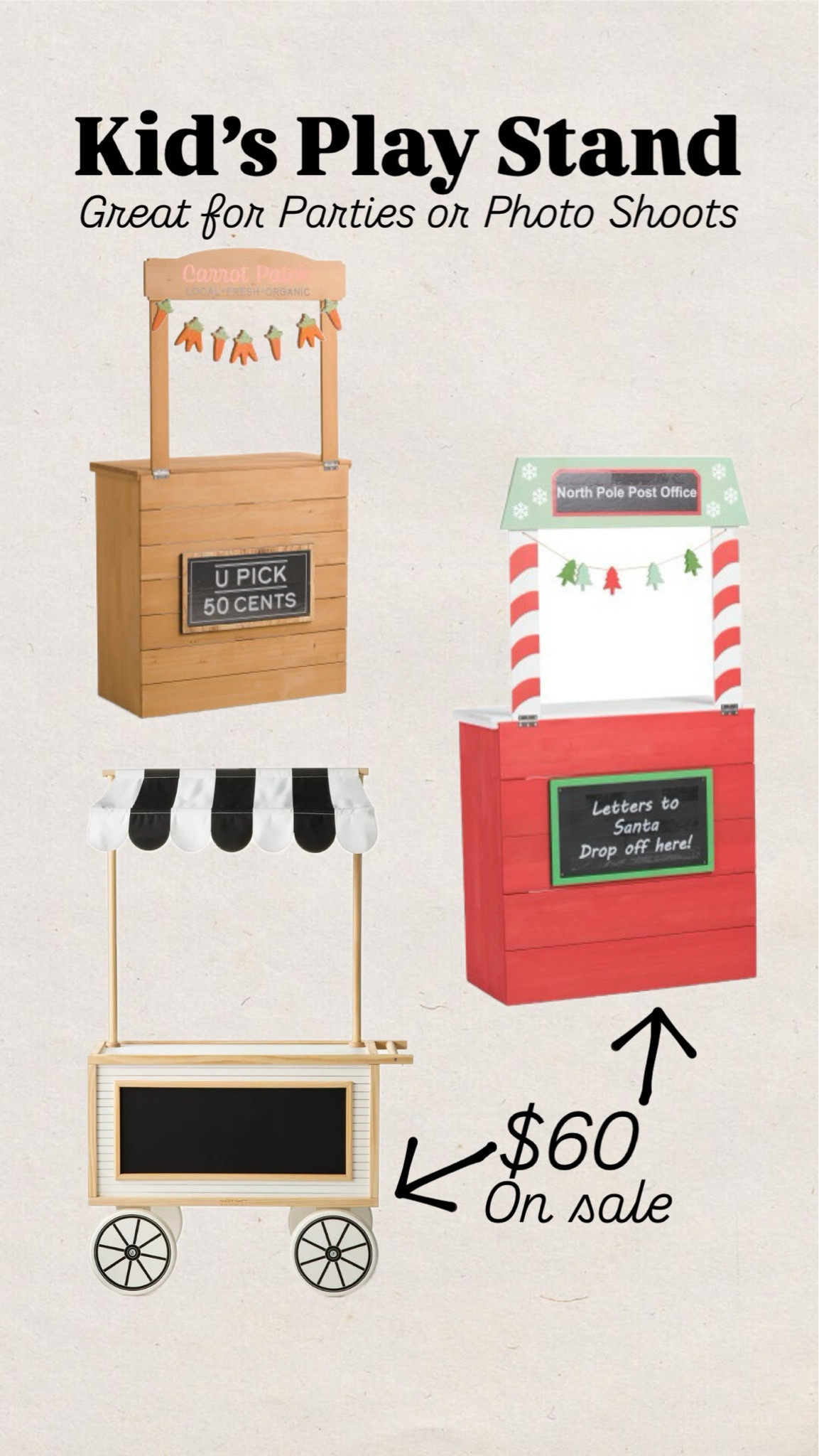 Kids play stand
Christmas stand
Photo Booth
Photo shoot props
Easter photos
Christmas photos
Lemonade stand
Magnolia hearth and hand
Target
On sale
Party planner
Party decor

#LTKKids #LTKHome #LTKParties