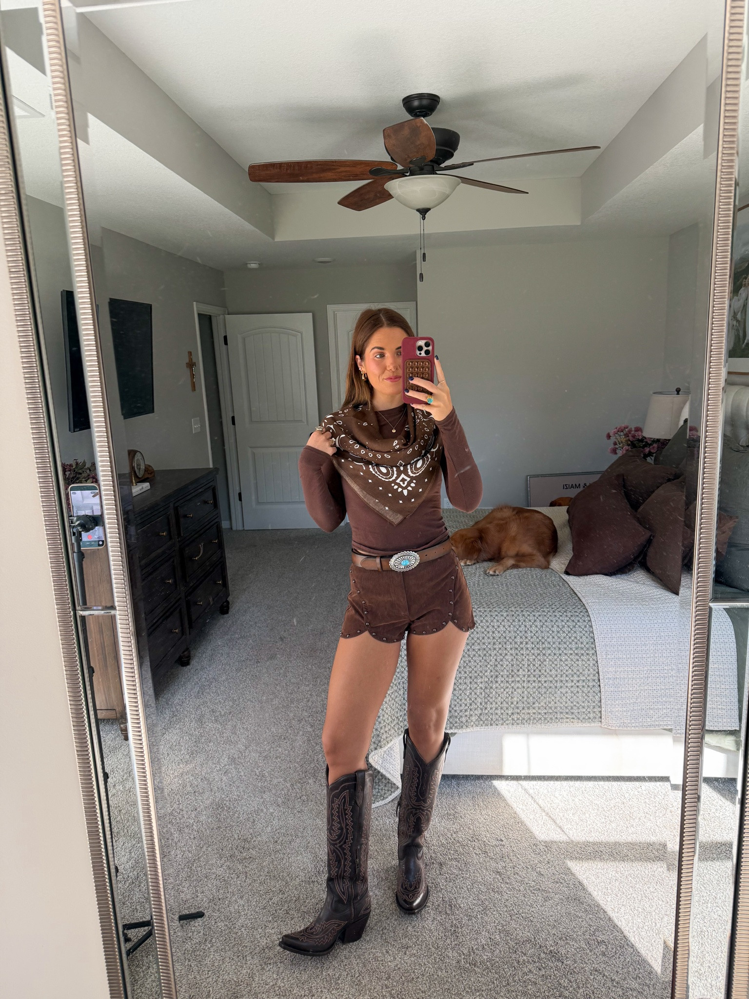 amazon western ootd! size small in everything, true to size