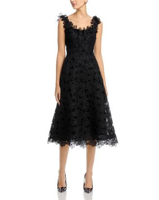 Organza Lace 3D Floral Dress | Bloomingdale's (US)