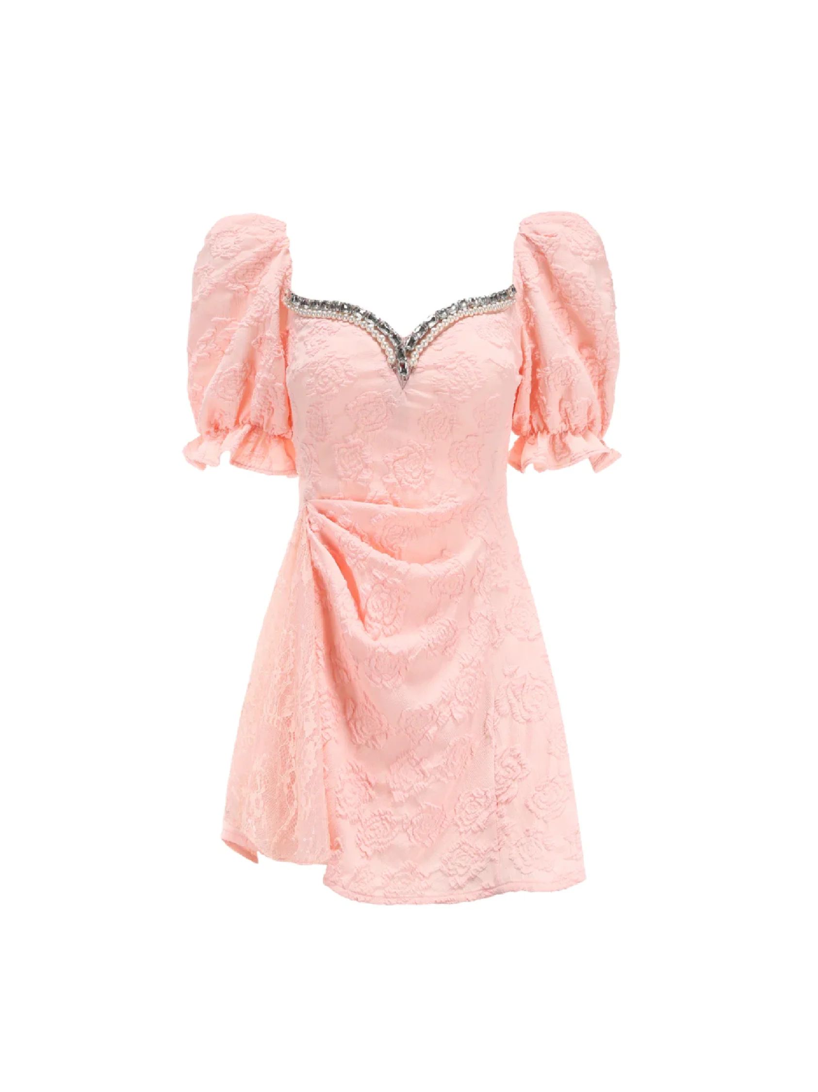 Pink Ysabella Dress | Nana Jacqueline Designer Wear | Nana Jacqueline