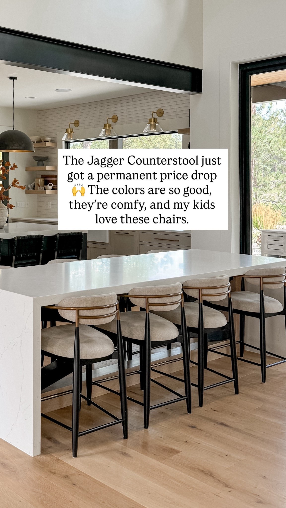 So exciting! The Jagger Counterstool just got a permanent price drop! I am so obsessed with these. They come in a lot of different color variations. This is a performance fabric.

#LTKHome #LTKStyleTip