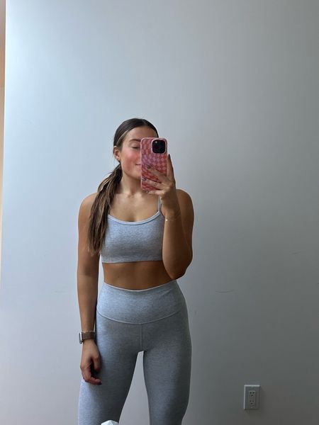 Gray workout set linked! Wearing a M bra and S bottoms! 