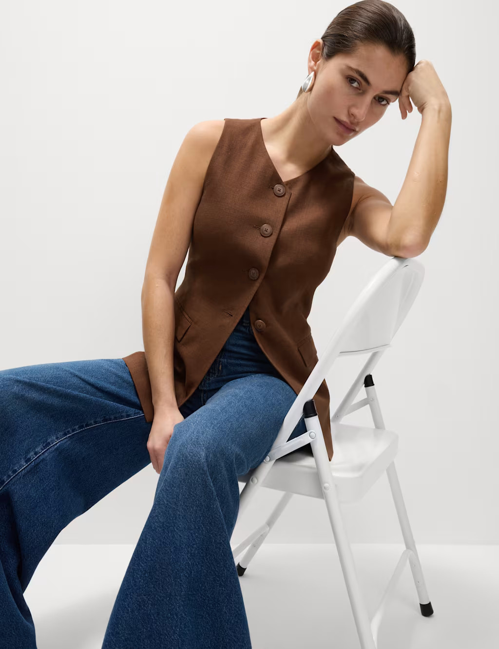 Linen Rich Waistcoat | Marks & Spencer (UK)