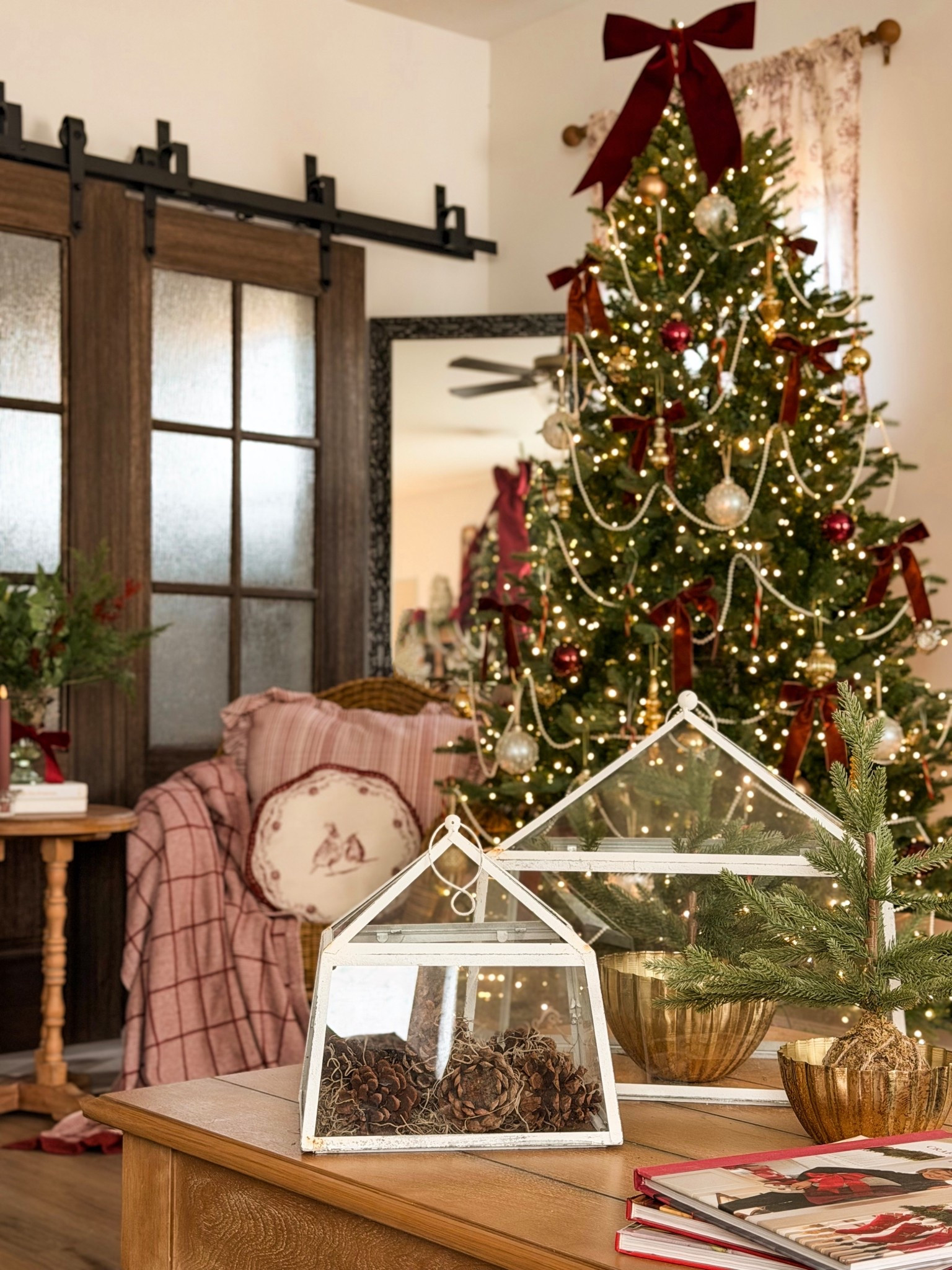 A cozy Christmas coffee table styling. ❤️

#LTKSeasonal #LTKHoliday #LTKHome
