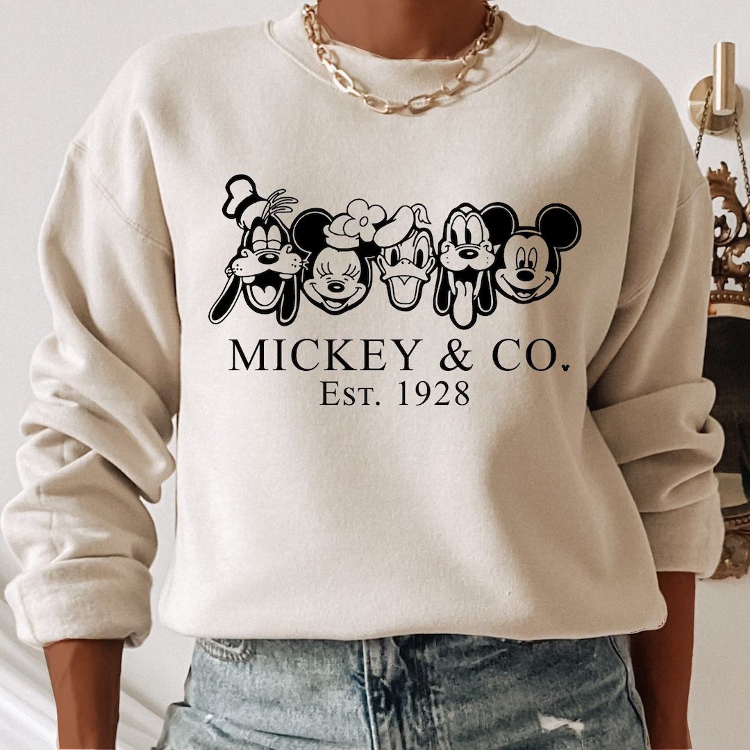 Mickey & Co Sweatshirt Disney Sweatshirt Disney Shirts - Etsy | Etsy (US)