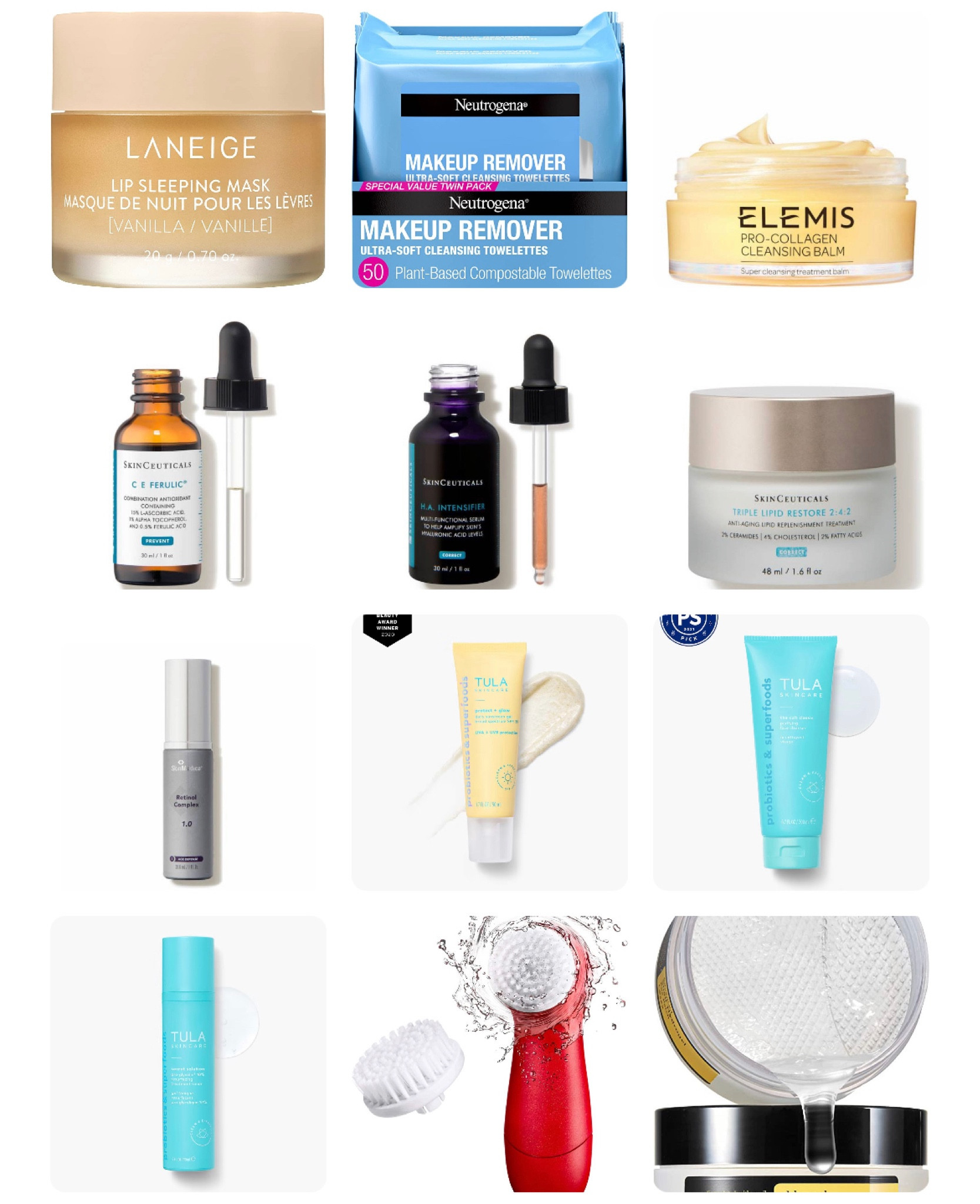 Morning and Night skincare products 🫶