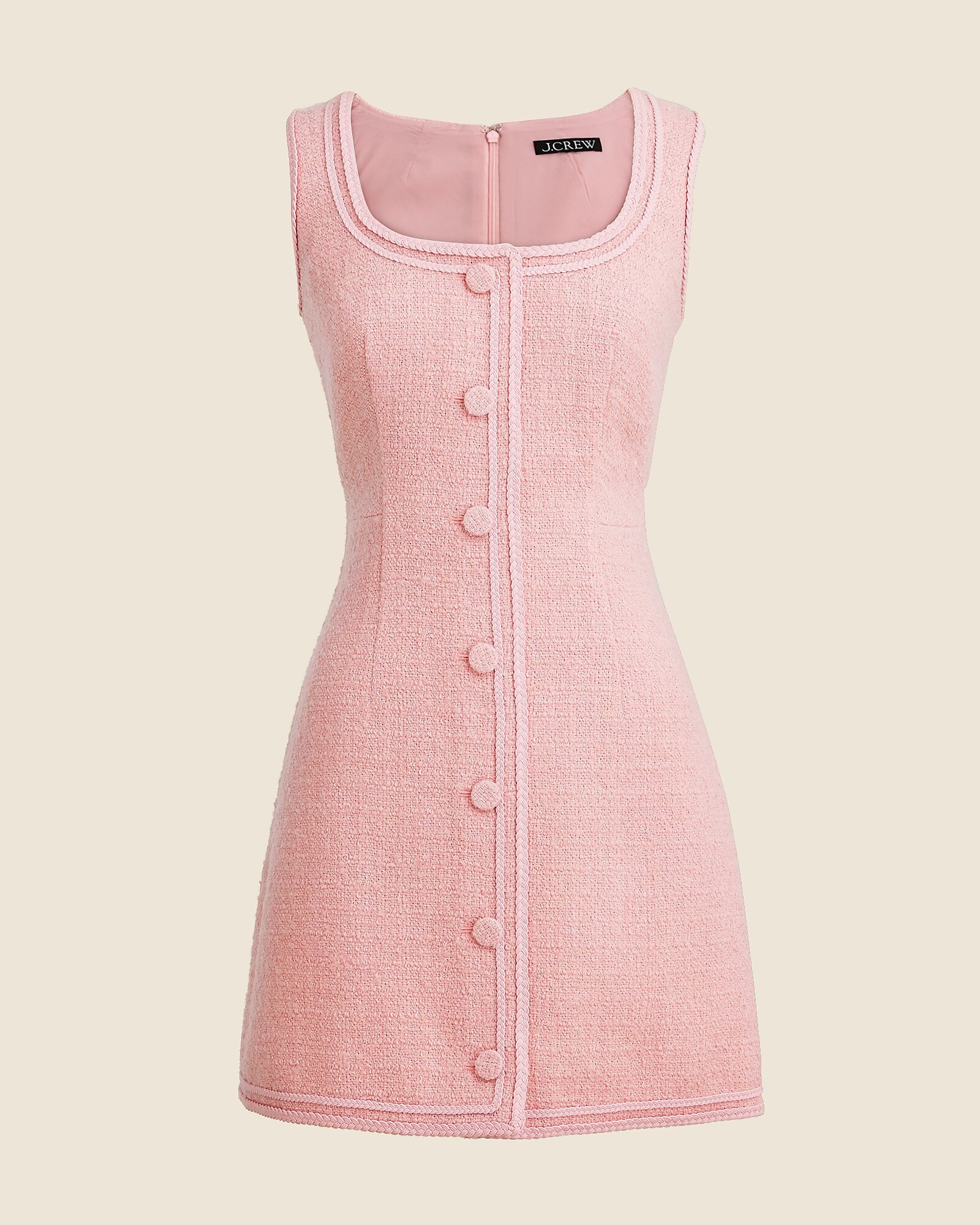 Sophia sleeveless dress in tweed | J. Crew US
