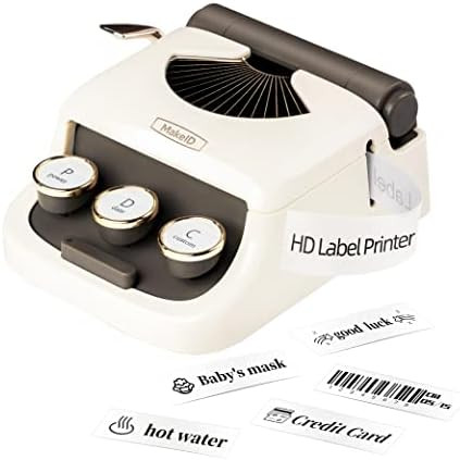 MakeID HD(300dpi) Label Maker Machine with Tape, Q1 Bluetooth Multifunction Thermal Label Printer Av | Amazon (US)
