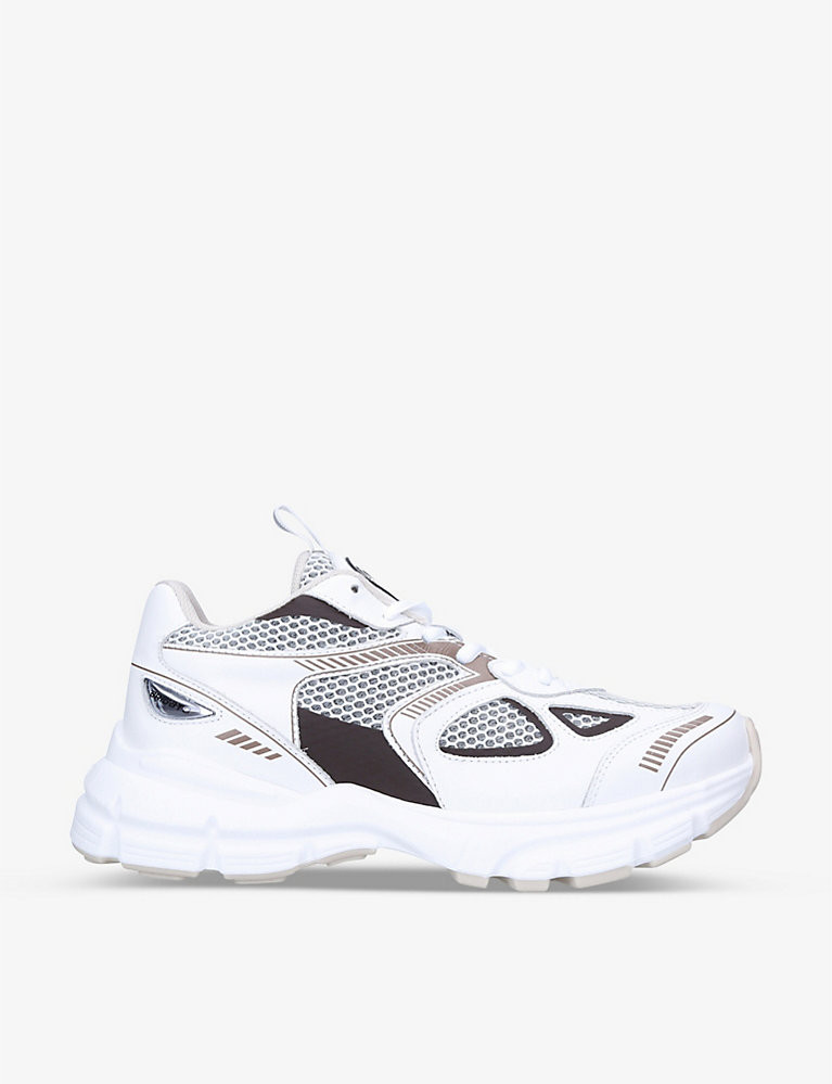 AXEL ARIGATO Marathon Runner mesh and leather low-top platform trainers | Selfridges