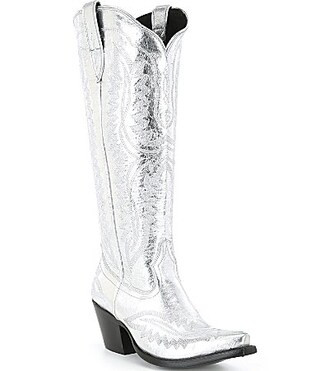 Ariat Women's Casanova Tall Metallic Leather Western Boots - 9.5 | Dillard's