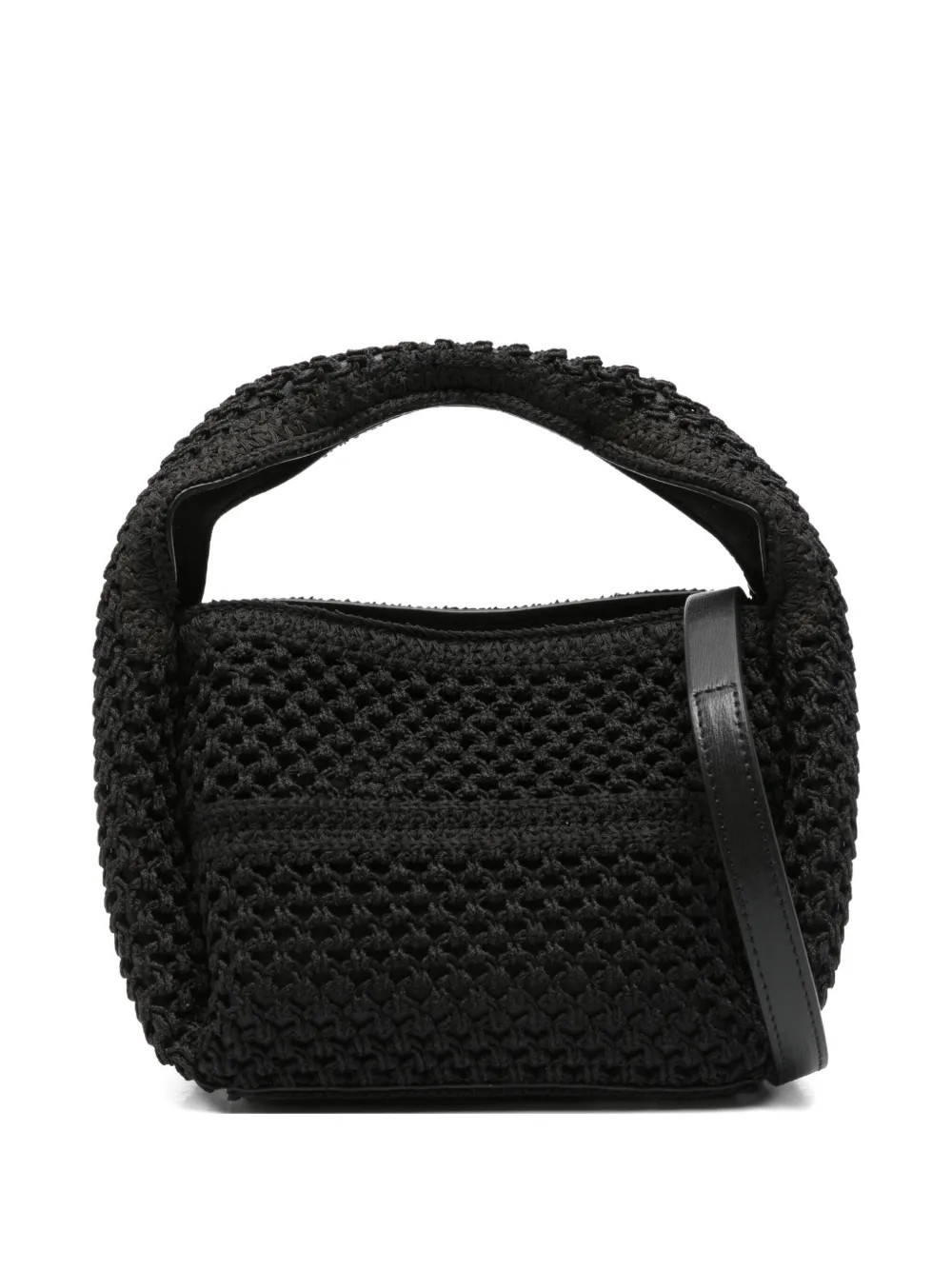 TOTEME crochet mini bag - Black | Farfetch Global