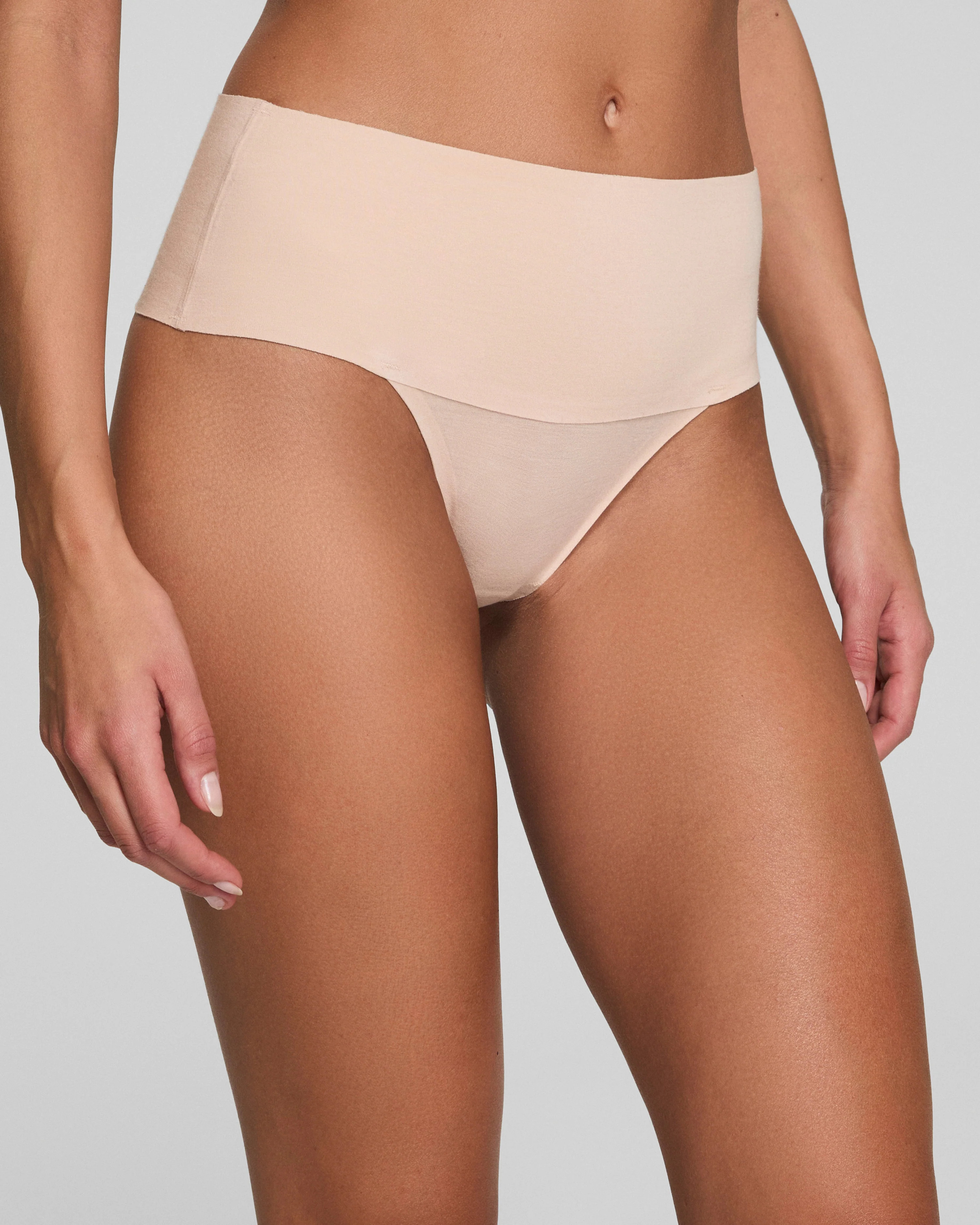 Supima® Cotton Thong with No VPL & Smoothing | SPANX | Spanx Canada