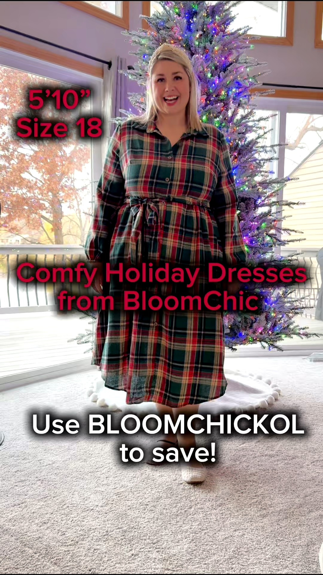 Make merry with these comfy pieces - you can never go wrong with BloomChic dresses! I love both because they’re soft, roomy, and keep me pulled together. 

Both colors are linked under the same listing - it’s under $30 on sale right now! 

Which color do you like best and where would you wear them?

#bloomchic #bloomchicdress 

#LTKootd #LTKHoliday #LTKPlusSize