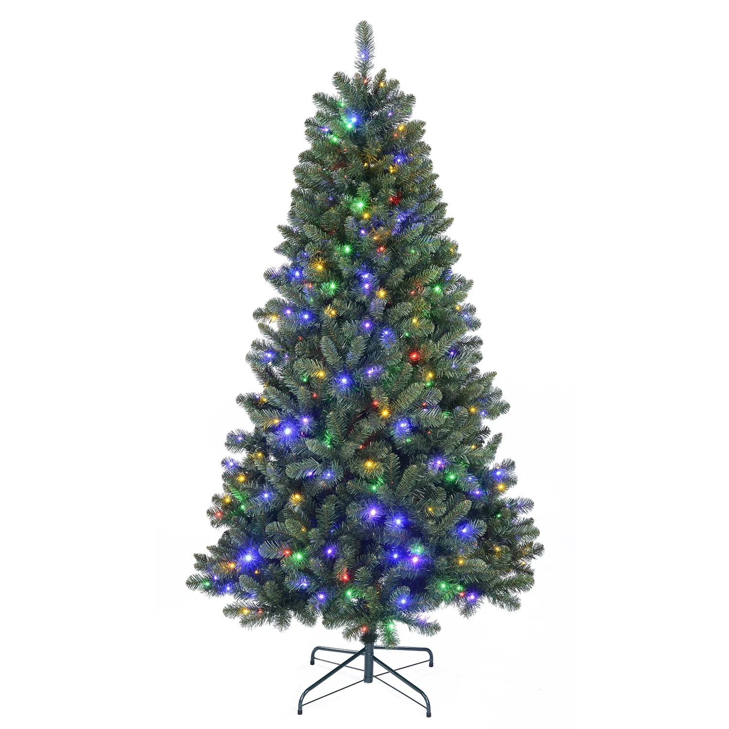 Holiday Time 7' Pre-Lit Braxton Fir Christmas Tree-Green, 1076 branch tips, 400 lights | Walmart (CA)
