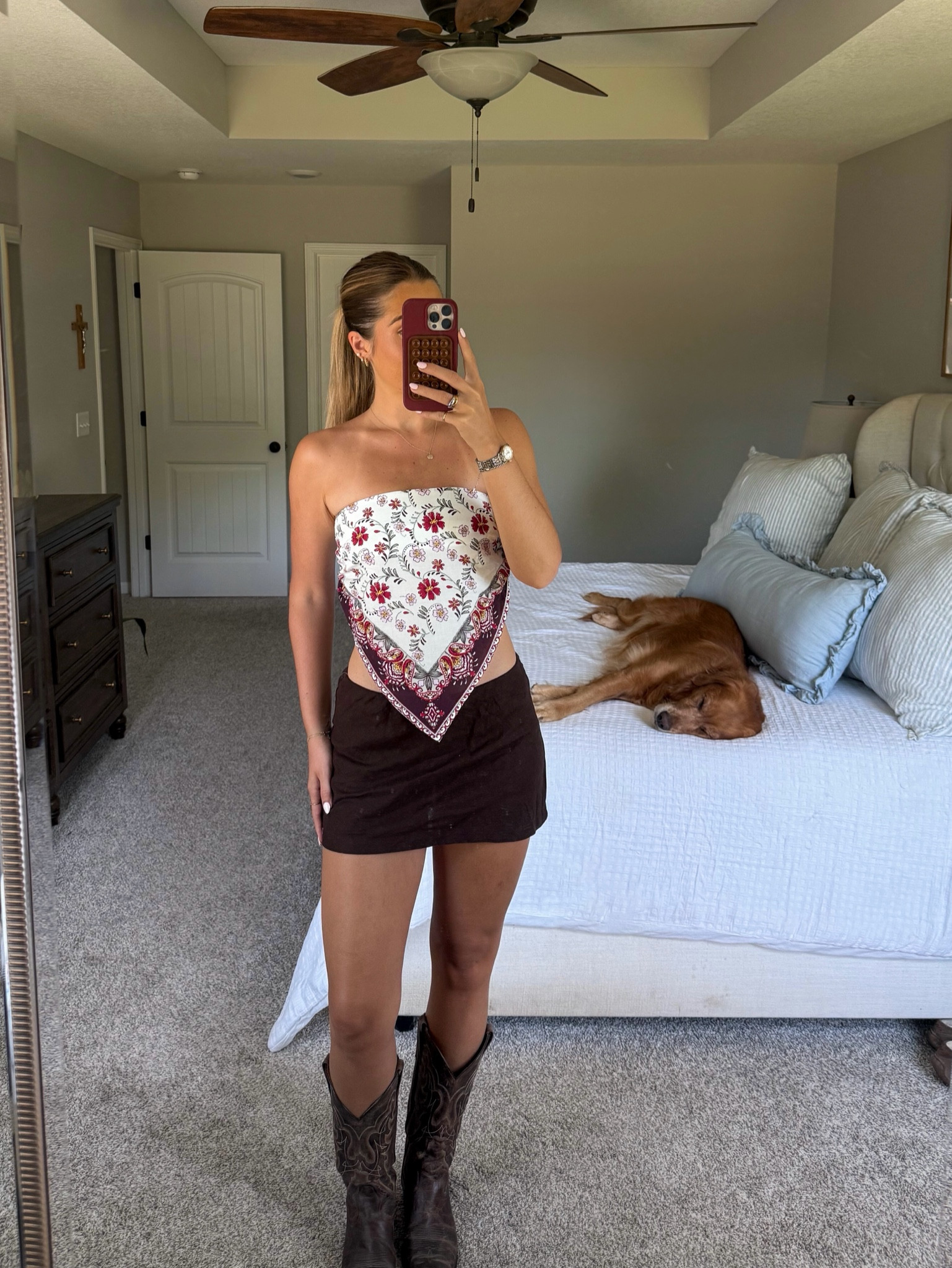 size XS in top and small in skort

western fashion, country concert outfit 

#LTKootd #LTKgrwm #LTKTall
