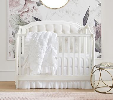 Blythe 3-In-1 Upholstered Convertible Crib | Pottery Barn Kids