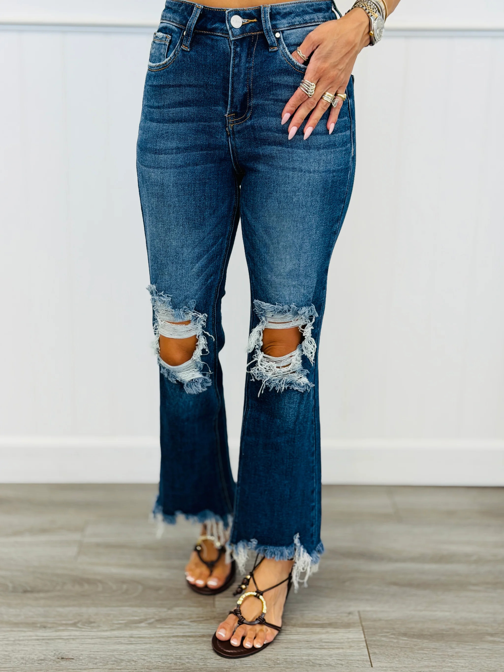 WR x Risen Dark Ready For Anything Crop Jeans (Reg & Plus) | Shop.app