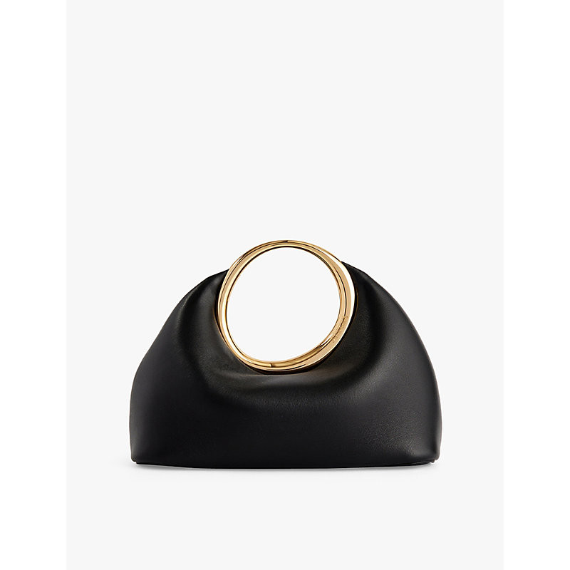 Jacquemus Womens Black Le Petit Calino Leather Top-Handle Bag | Selfridges