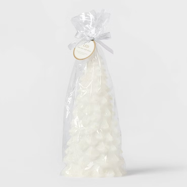 LED Cotton White Tree Candle - Threshold™ | Target