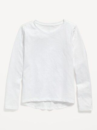 Softest Long-Sleeve Scoop-Neck T-Shirt for Girls | Old Navy (US)