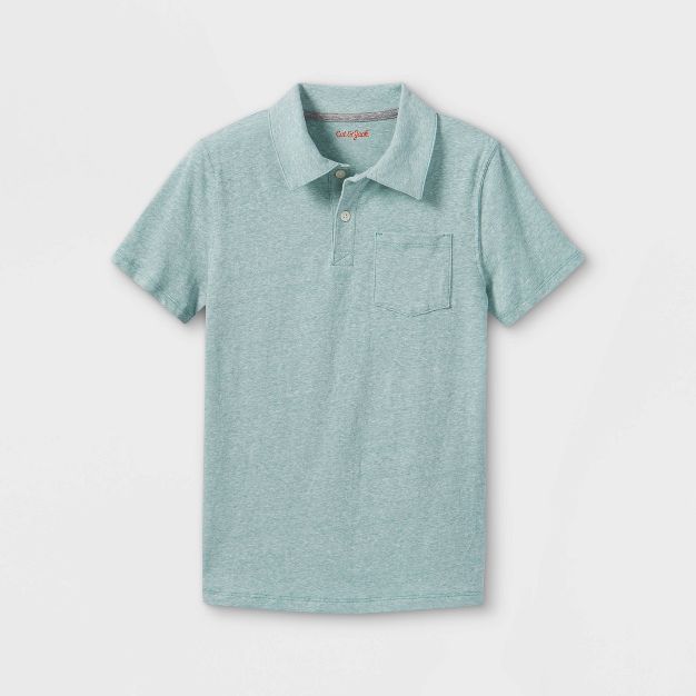 Boys' Knit Polo Short Sleeve Shirt - Cat & Jack™ | Target
