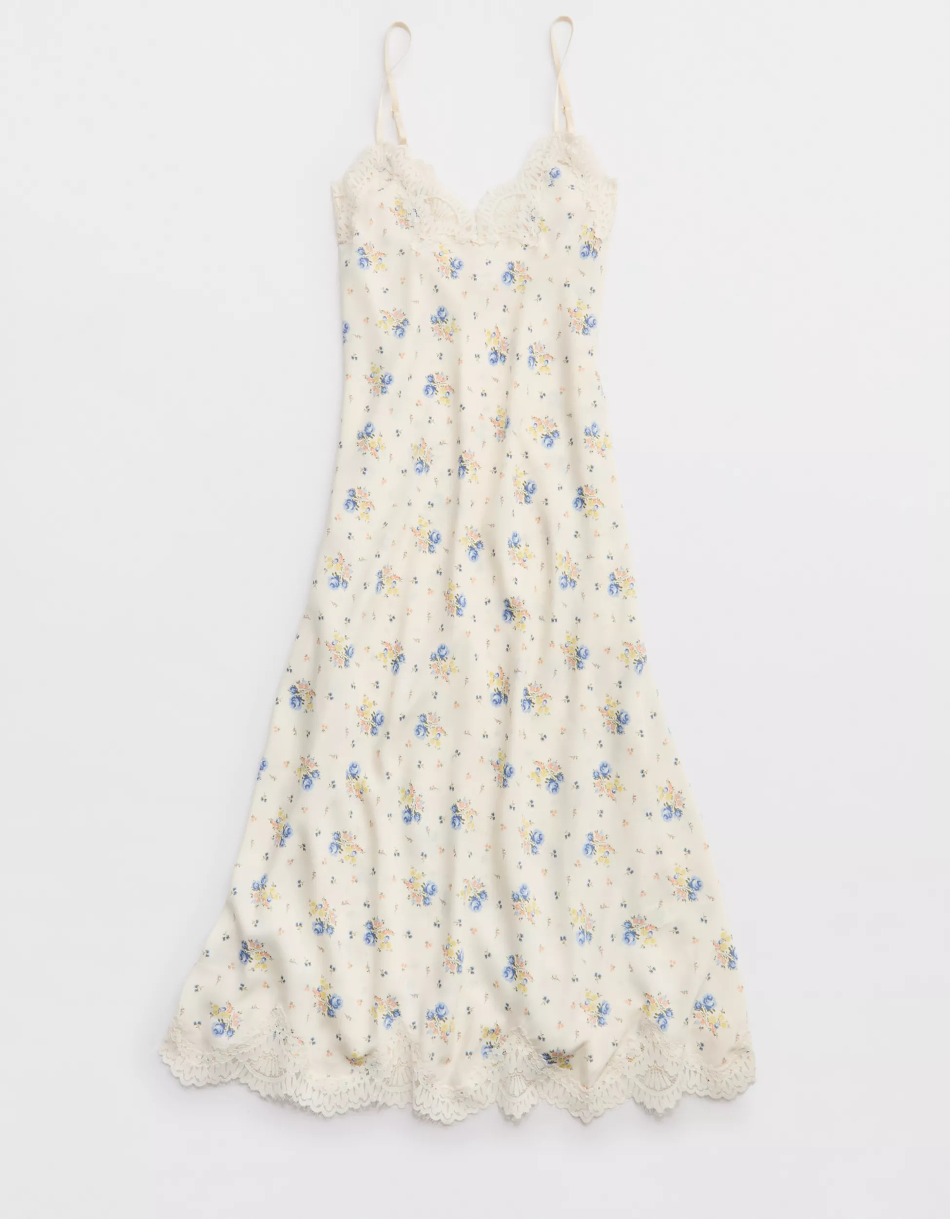 Aerie x Emily + Meritt Satin Slip Dress | Aerie