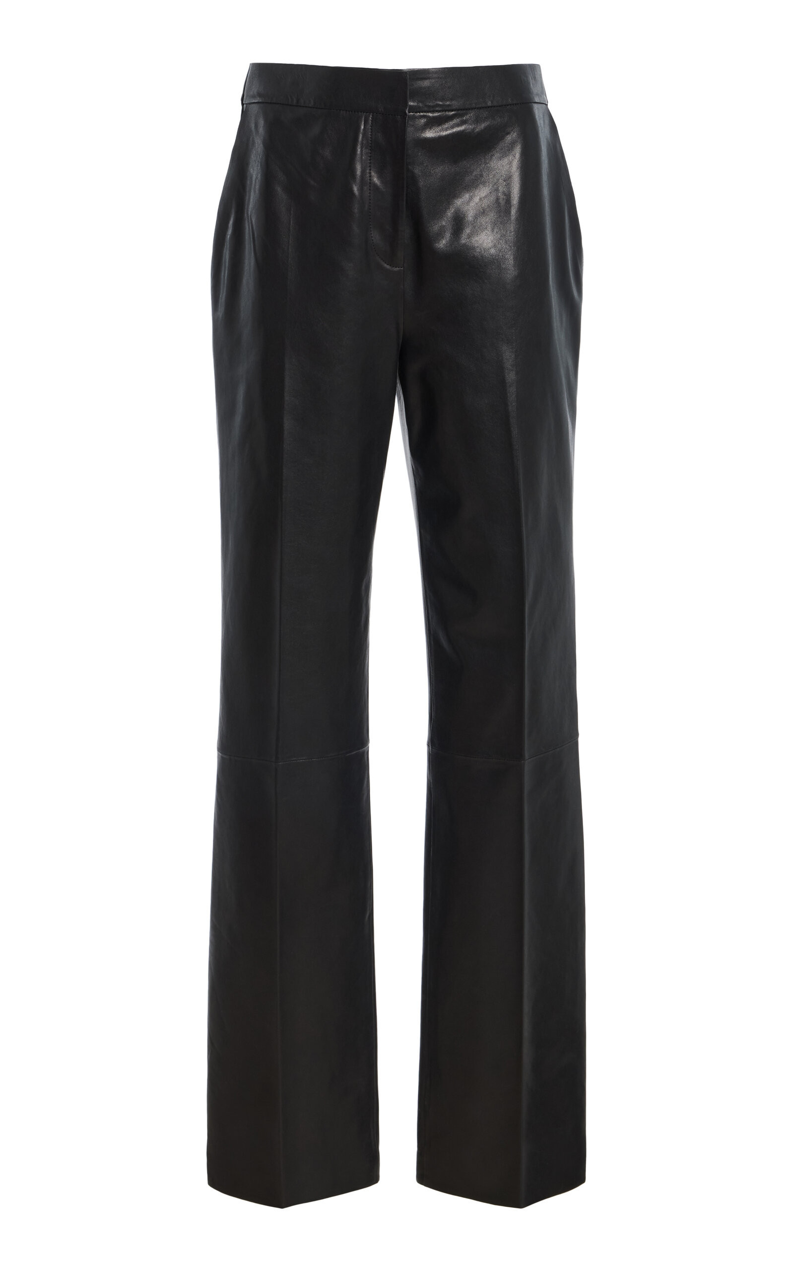 SIMKHAI Ambrine Leather Straight-Leg Pants - Moda Operandi | Moda Operandi (Global)