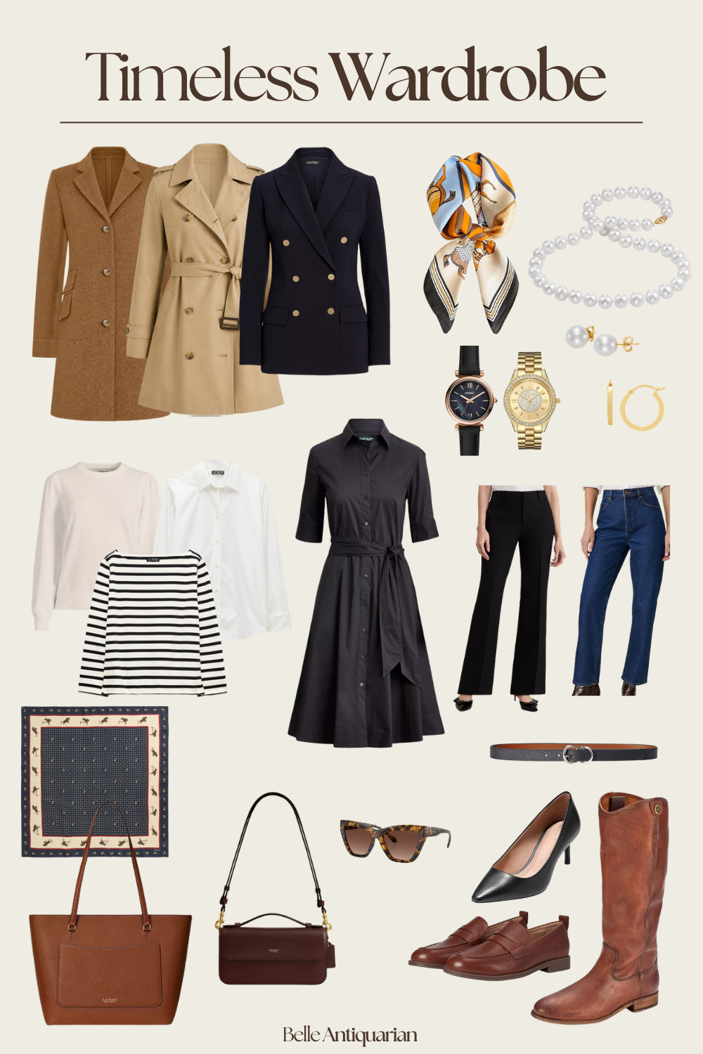 A timeless wardrobe is built one classic piece at a time. Think tailored blazers, crisp shirting, good denim, leather accessories, pearls, loafers, and those forever pieces that look just as relevant years from now. Shop my picks for a wardrobe made to last. 

 #LTKOver40 #LTKMidsize #LTKWorkwear