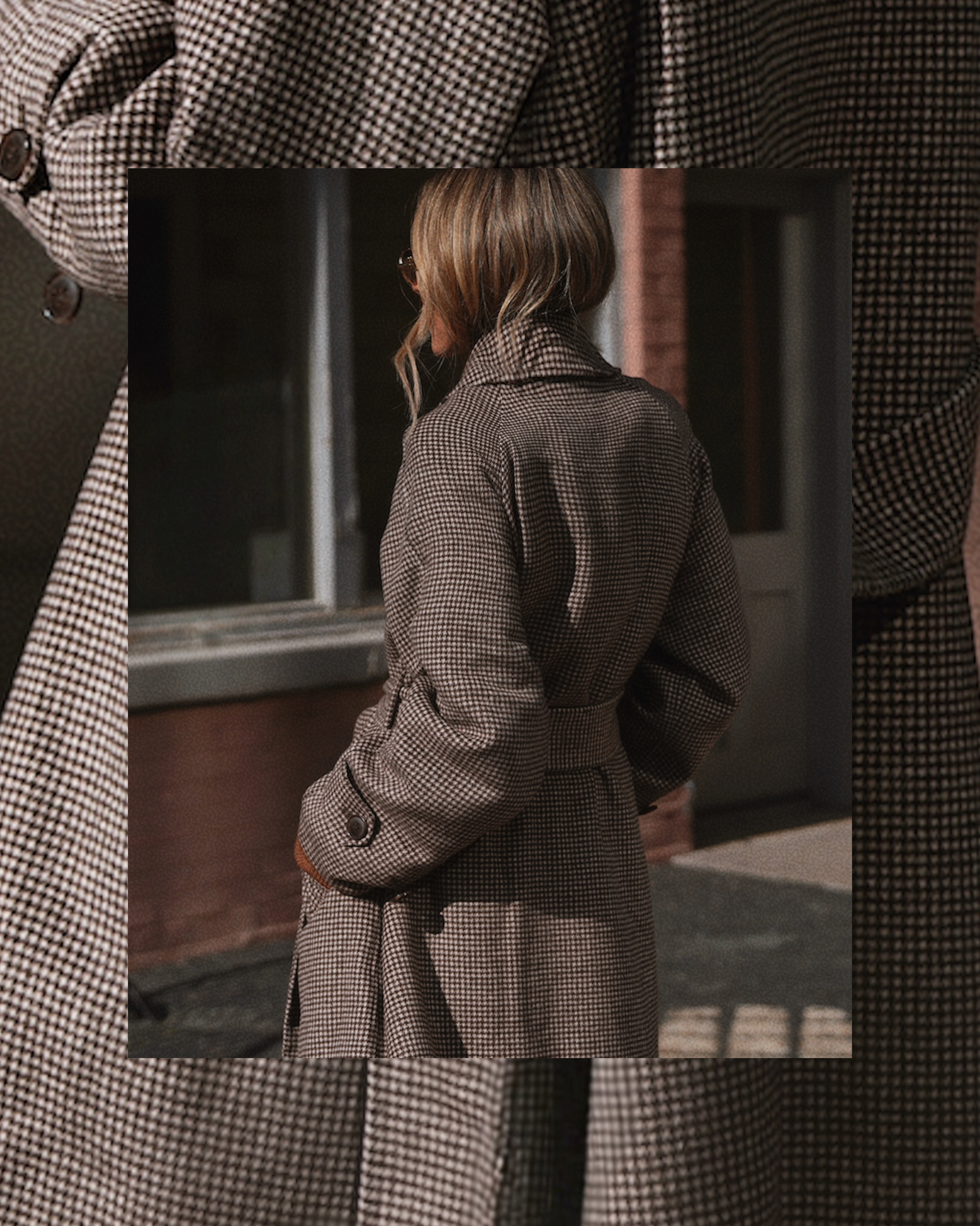 Houndstooth coat from Varley for fall. 🍂 

 #LTKSeasonal #LTKActive #LTKWorkwear