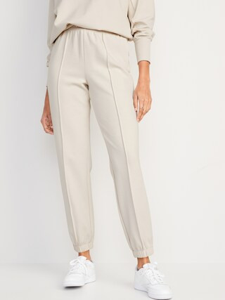 High-Waisted Dynamic Fleece Pintucked Sweatpants for Women | Old Navy (US)