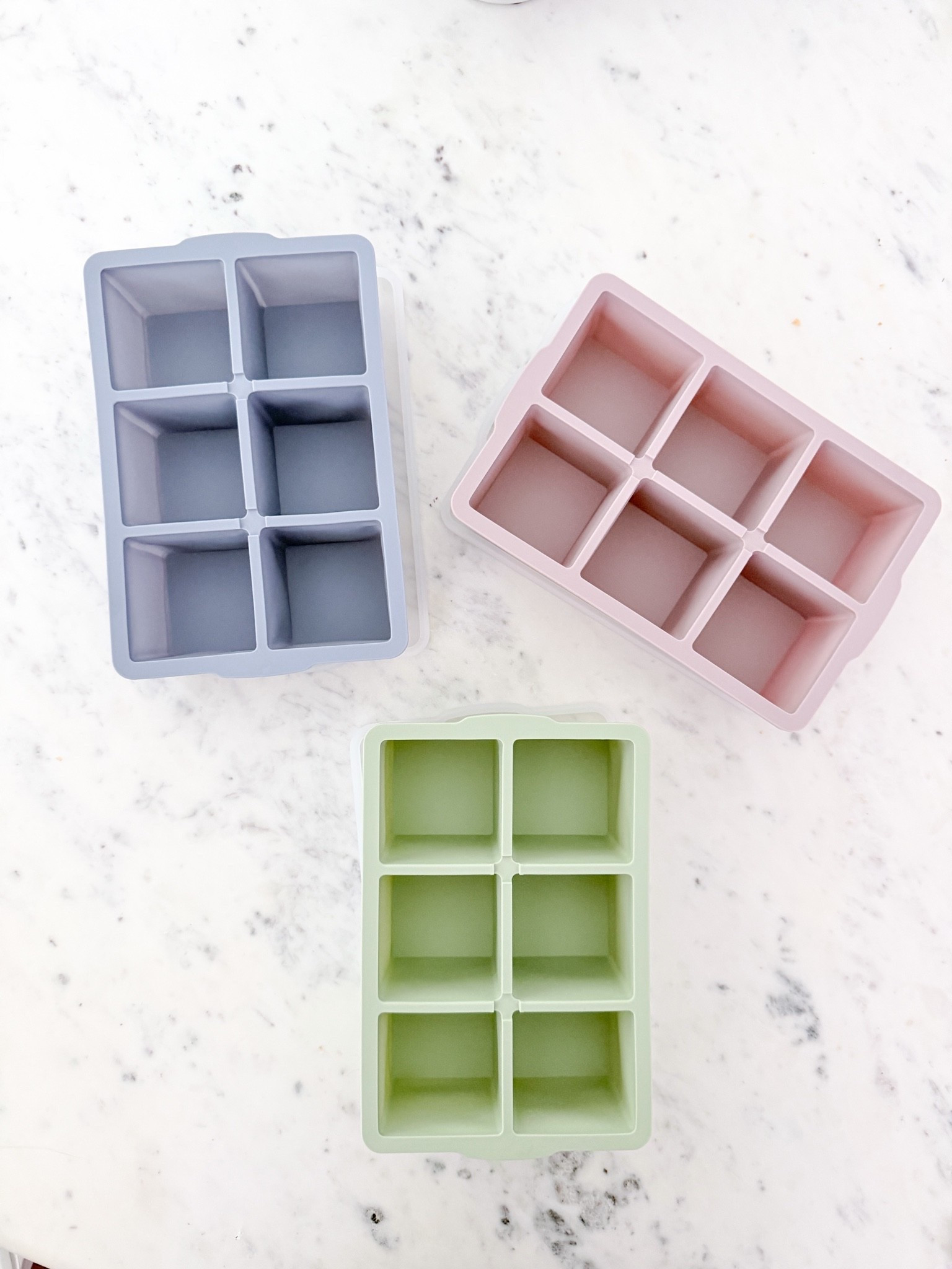 New affordable hosting find - silicone oversized ice cube molds with lids that can easily be stacked & stored in the freezer for hosting. Great price & comes in a few different color options.

#LTKHome #LTKSaleAlert