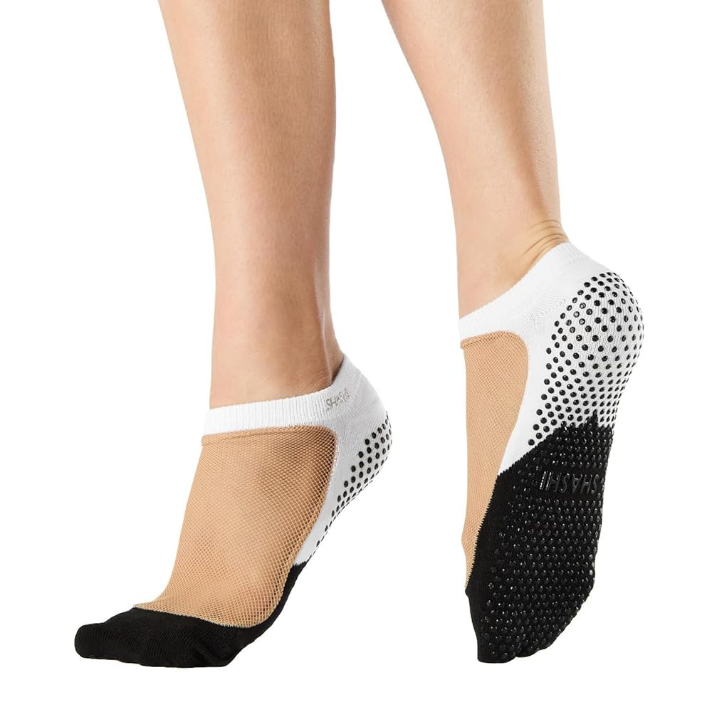 SHASHI Mesh Socks for Women – Stylish, Full-Coverage Non Slip Socks for Barre, Yoga and More | Amazon (US)