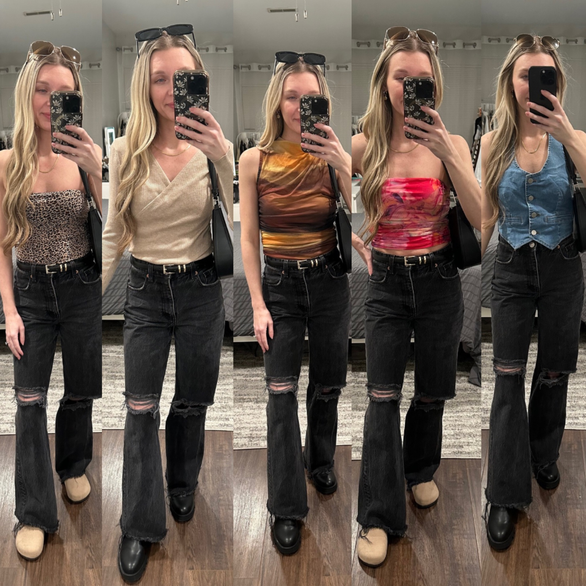 Who doesn’t love a fun top & jeans?! So many cute and affordable options from Amazon to spice up your closet! Wearing size small in everything! I can’t pick a favorite!! ⚡️💖🪩✨

#LTKSaleAlert #LTKFindsUnder50 #LTKStyleTip