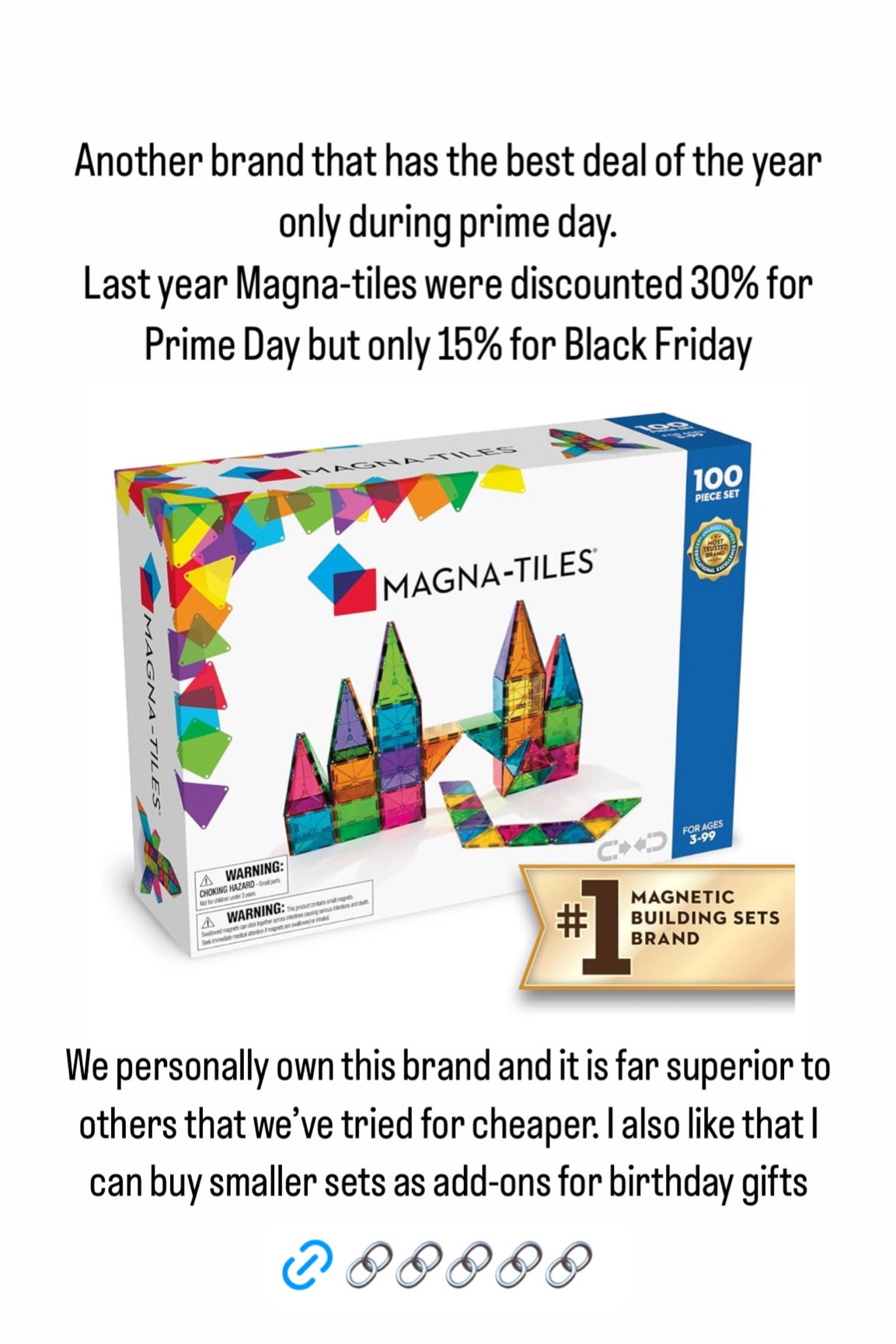 Prime Day Magna-Tiles


#LTKSaleAlert #LTKKids #LTKFindsUnder100