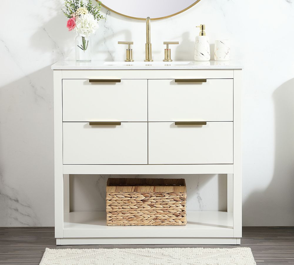 Morel 36-48" Single Sink Vanity | Pottery Barn (US)