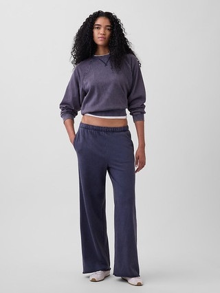 VintageSoft Terry Wide-Leg Sweatpants | Gap (US)
