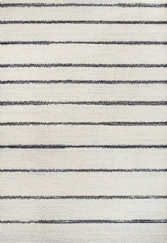 JONATHAN Y MOH201D-8 Williamsburg Minimalist Stripe Area Rug, Contemporary, Modern, Bohemian, Sca... | Amazon (US)